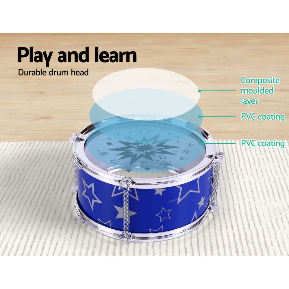 Drum Set Children Junior 11 Piece Drums Kit Musical Play Toys Childrens Mini Big Band