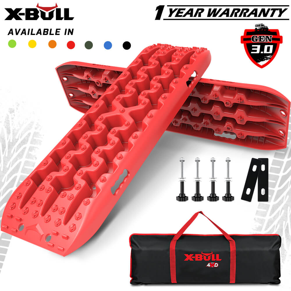 X-BULL Recovery tracks Sand tracks KIT Carry bag mounting pin Sand/Snow/Mud 10T 4WD-red Gen3.0