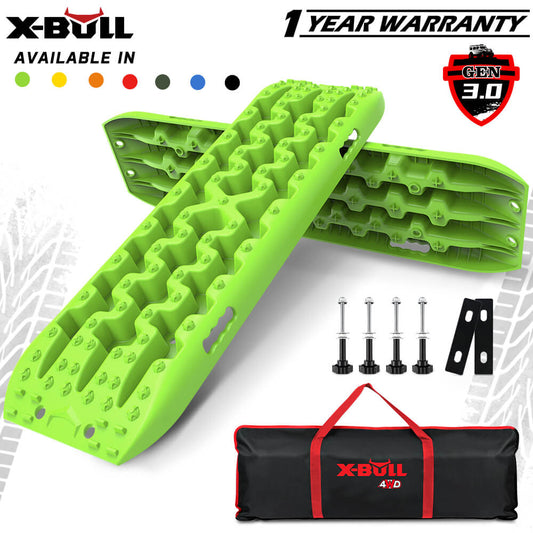 X-BULL Recovery tracks Sand tracks KIT Carry bag mounting pin Sand/Snow/Mud 10T 4WD-GREEN Gen3.0