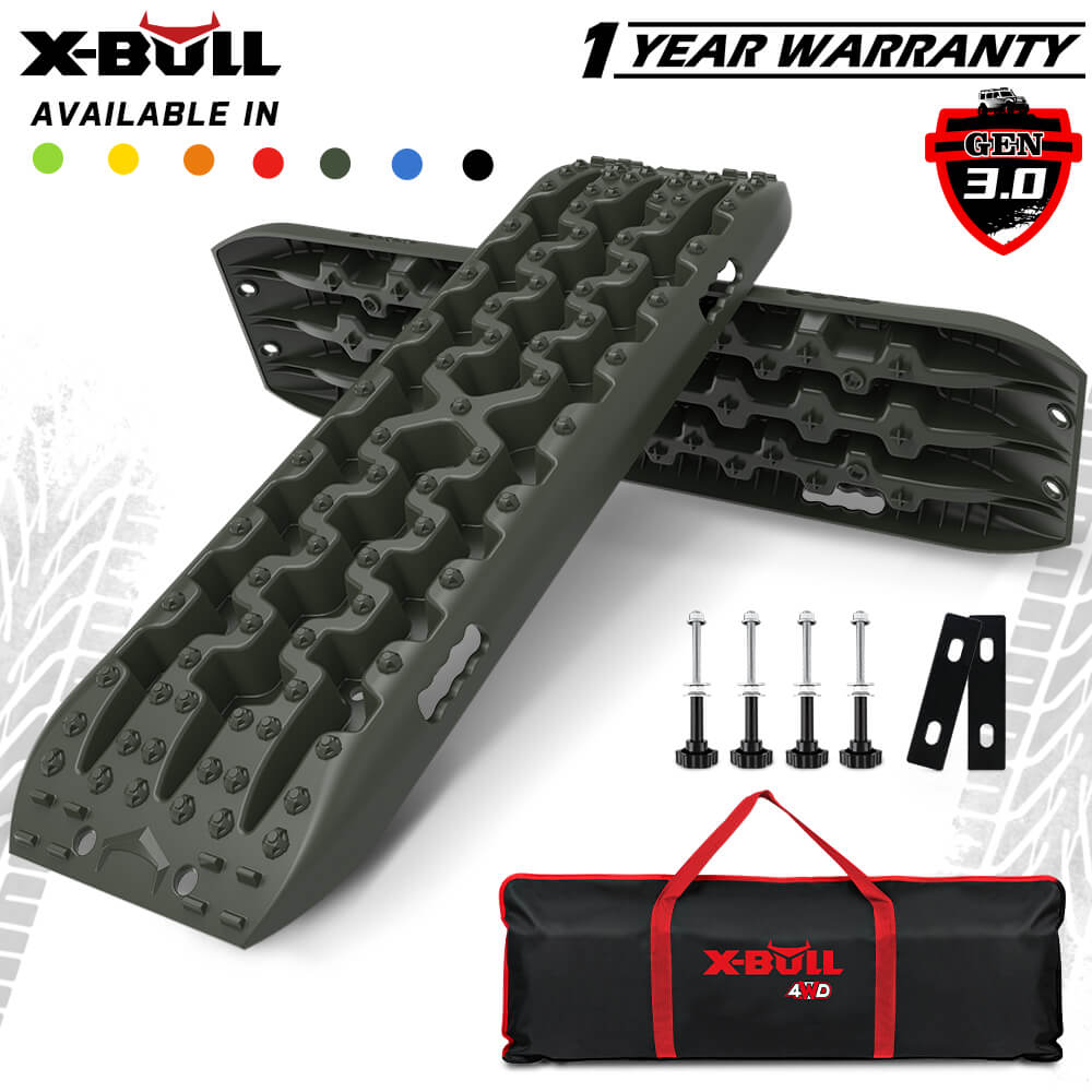 X-BULL Recovery tracks Sand tracks KIT Carry bag mounting pin Sand/Snow/Mud 10T 4WD-OLIVE Gen3.0