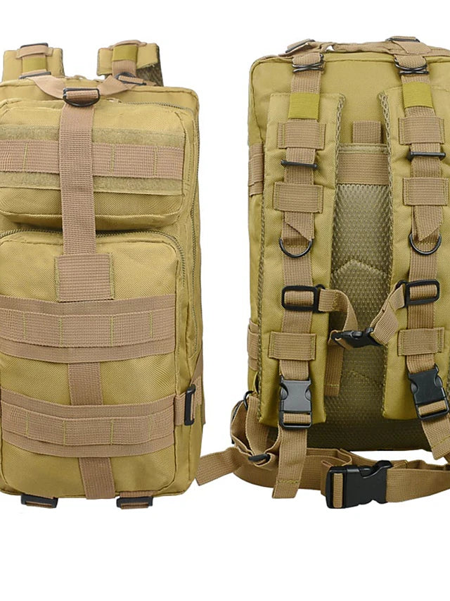 Hiking Backpack 25 L Military Tactical Backpack Multifunctional Rain Waterproof Wear Resistance Outdoor Camping Hiking