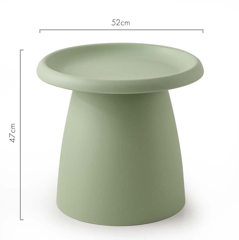 ArtissIn Coffee Table Round 52CM Plastic Green