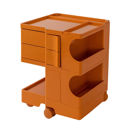 ArtissIn Storage Trolley Bedide Table 3 Tier Cart Boby Replica Orange