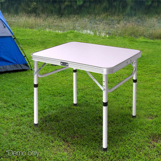 Portable Folding Camping Picnic Table 60x40cm Adjustable Height