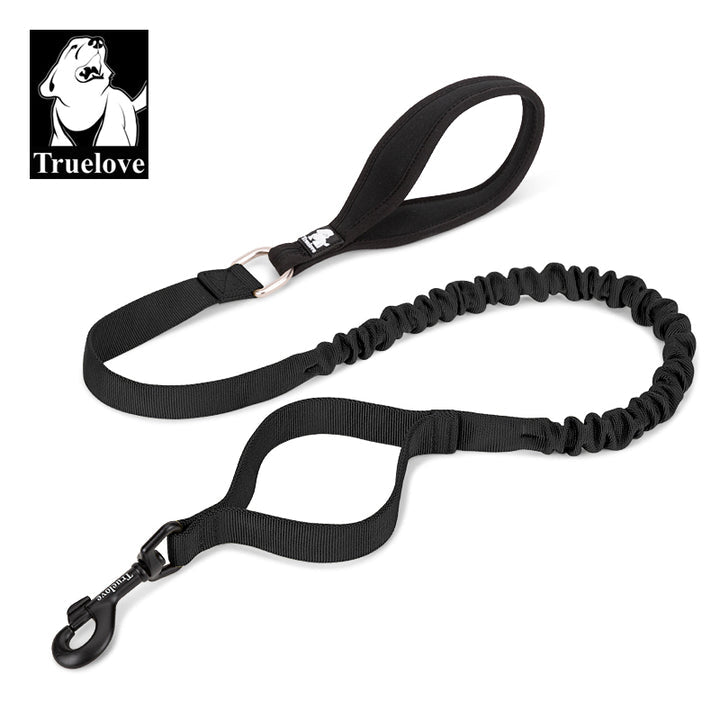 Military leash black - L