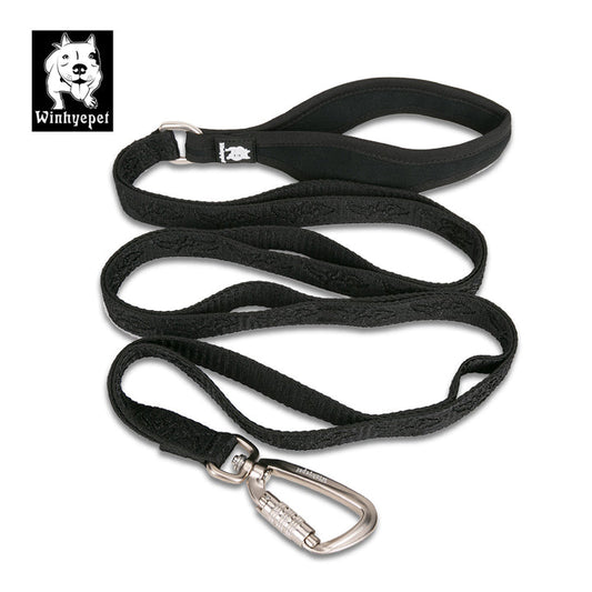 Whinyepet leash black - M