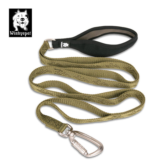 Whinyepet leash army green - M