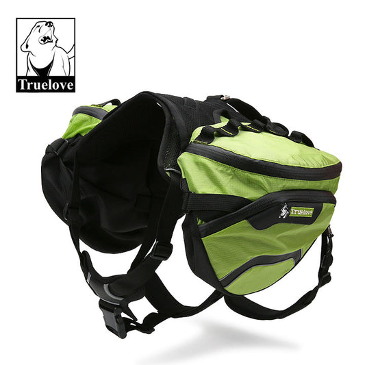 Dog Backpack Harness Neon Yellow S