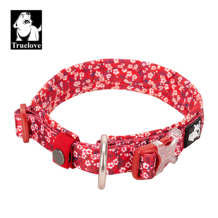 Floral Collar Poppy Red 2XL