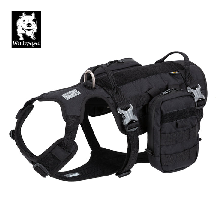 Whinhyepet Military Harness Black M