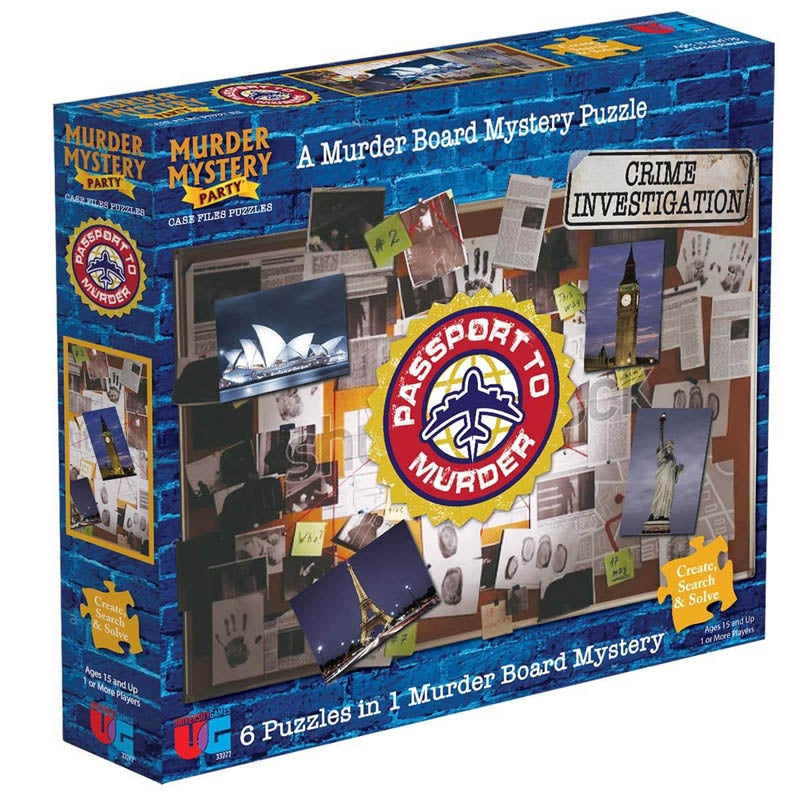 Murder Mystery Party Case File Puzzle: Passport to Murder