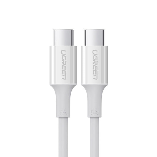 UGREEN 60552 USB-C 2.0 to TYPE-C Male to Male Data Cable 5A 2M White