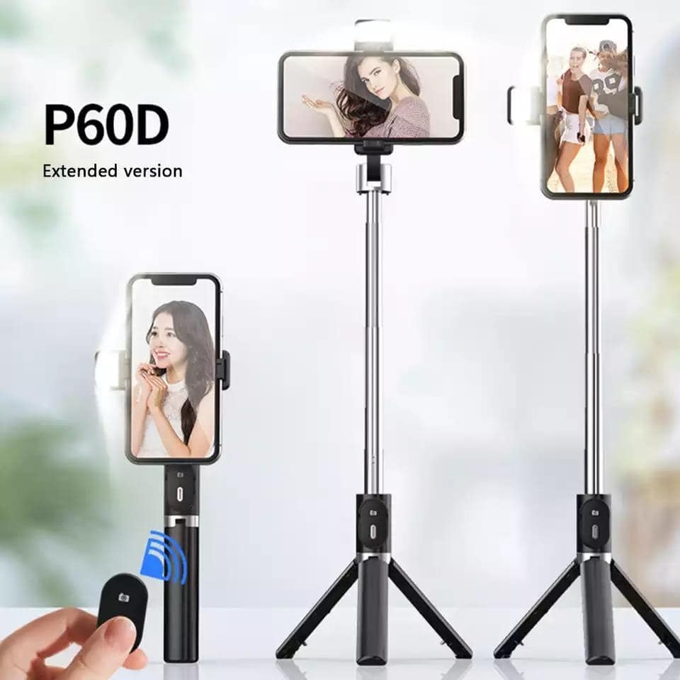 TEQ P60 Bluetooth Selfie Stick and Tripod with Remote