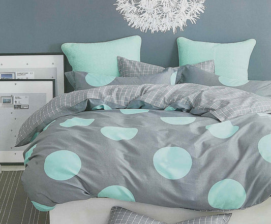 Circles Double Size Duvet Quilt Duvet Cover Set