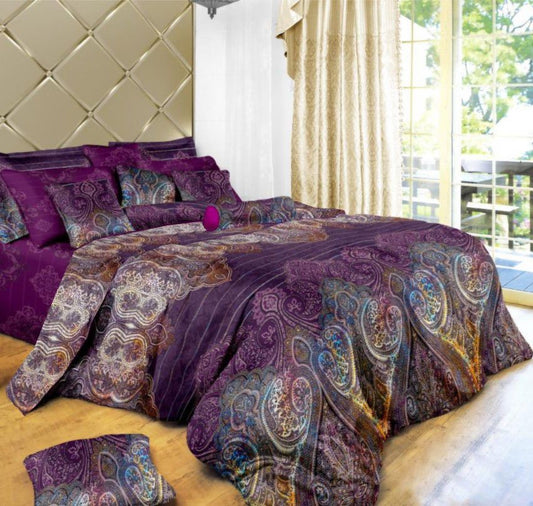 Aster Super King Size Duvet Quilt Cover Set